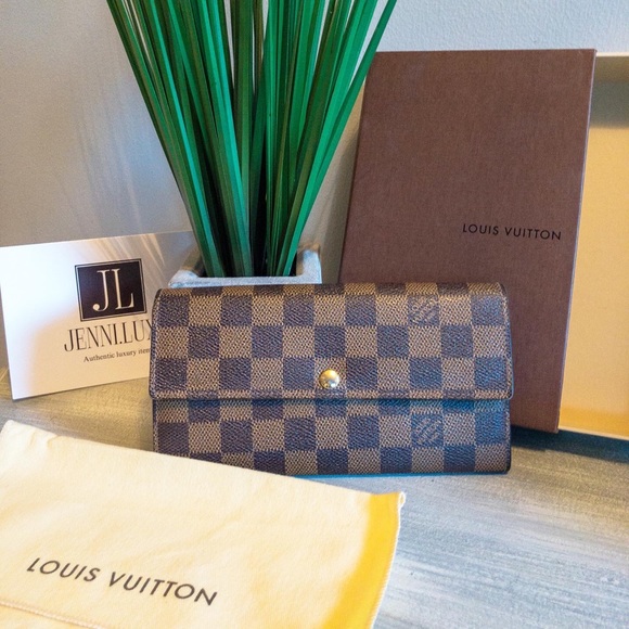 Louis Vuitton Sarah wallet damier ebene - Picture 6 of 8